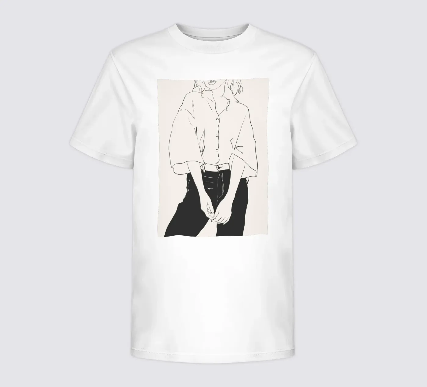 Linee classiche t-shirt bambini da LeaDArt