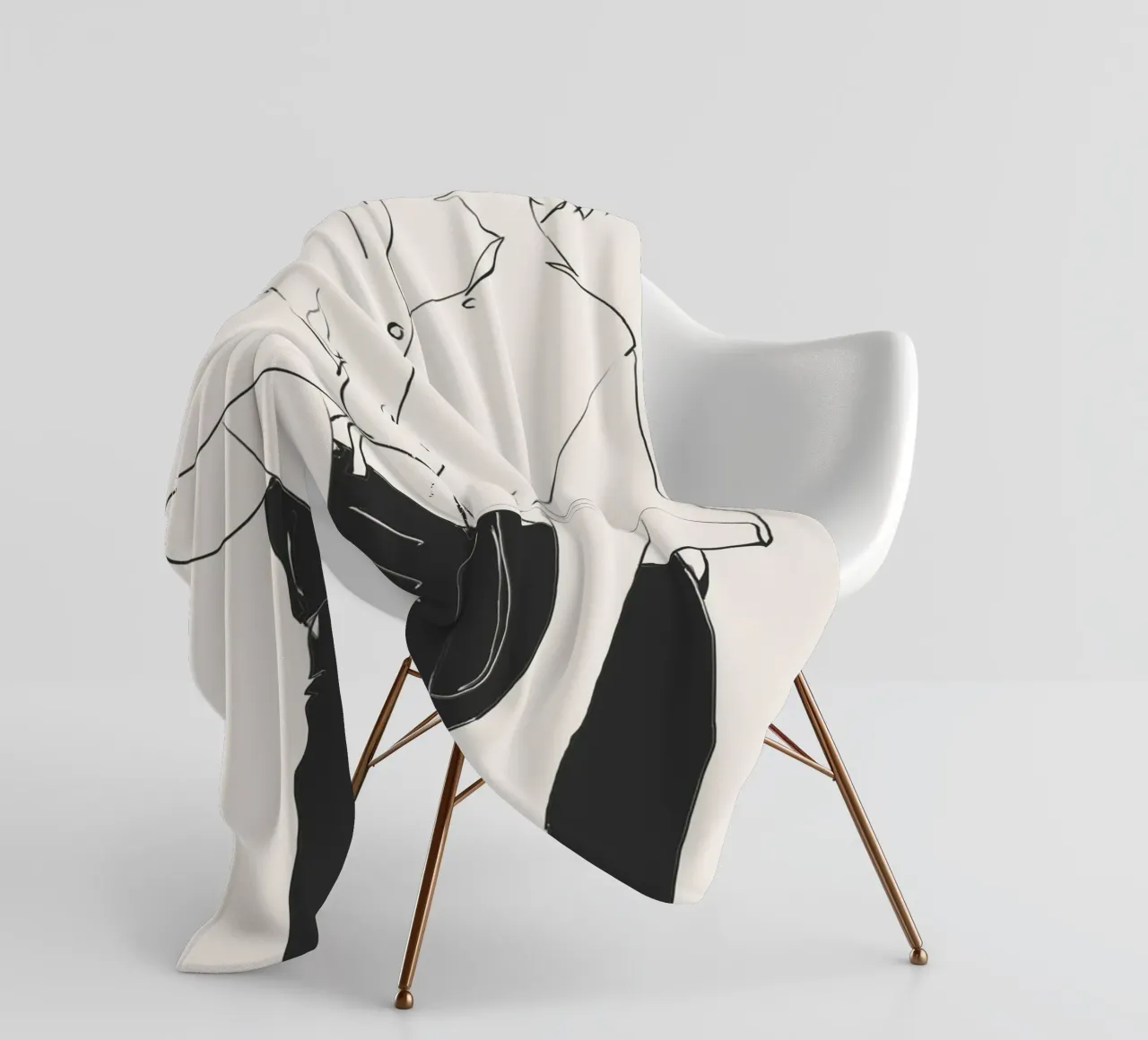 Linee classiche coperta in pile da LeaDArt