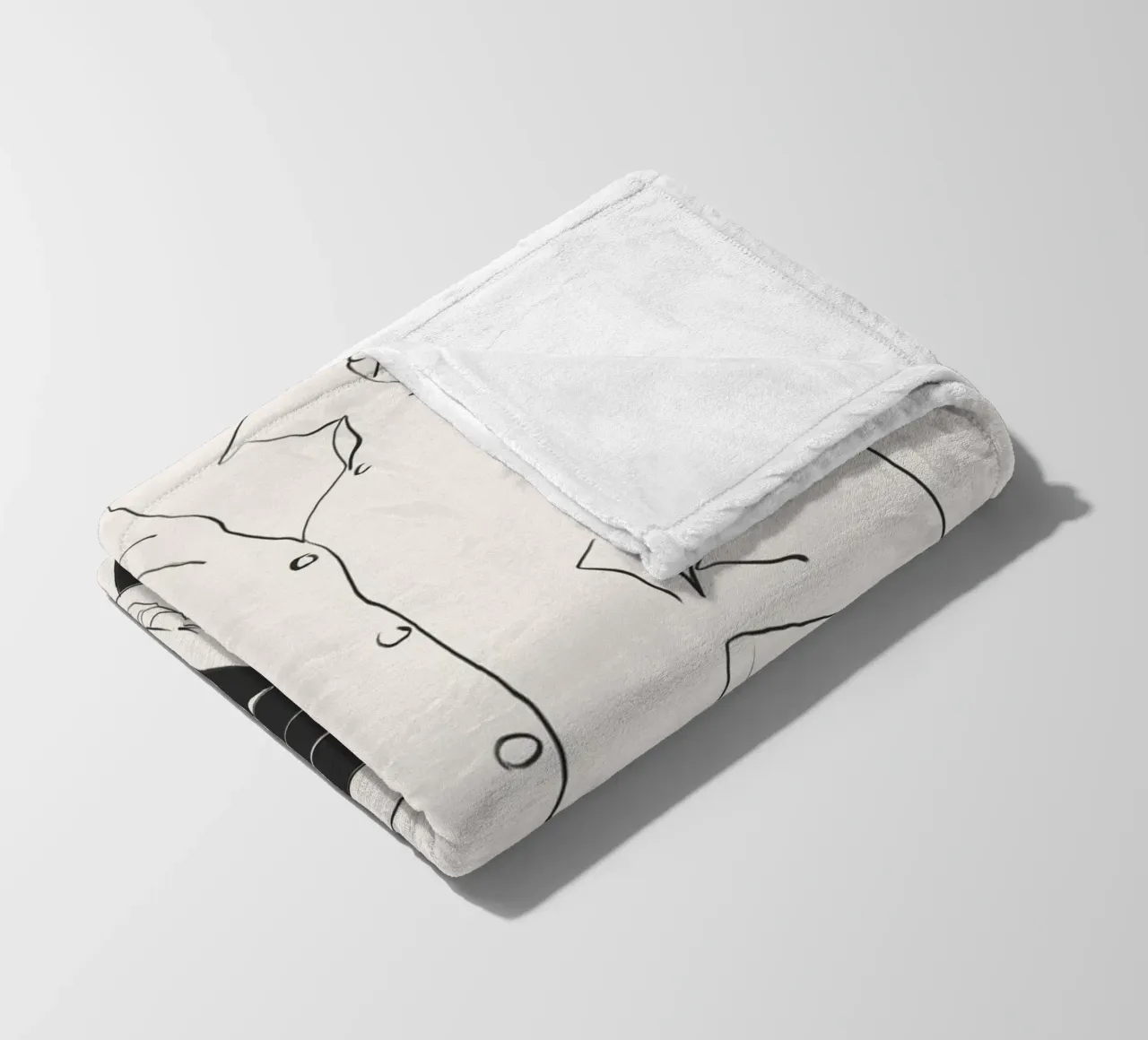 Linee classiche coperta in pile da LeaDArt