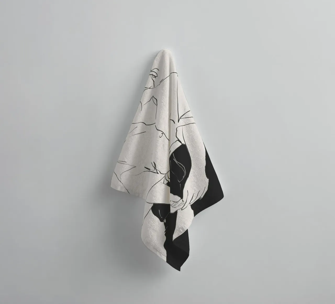 Linee classiche asciugamano da bagno da LeaDArt