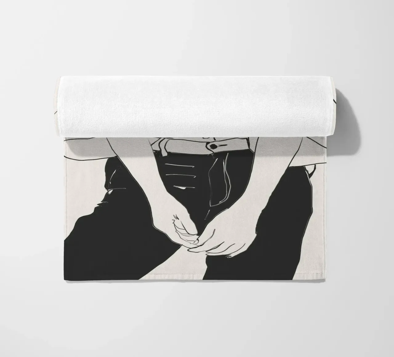 Linee classiche telo mare da LeaDArt