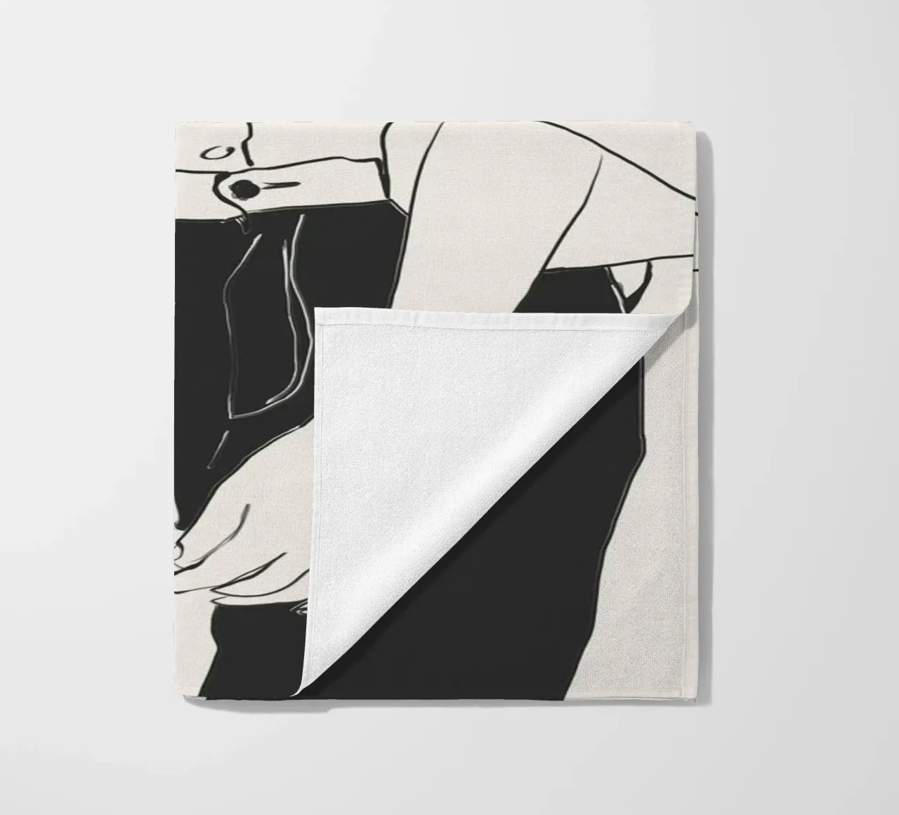 Linee classiche telo mare da LeaDArt