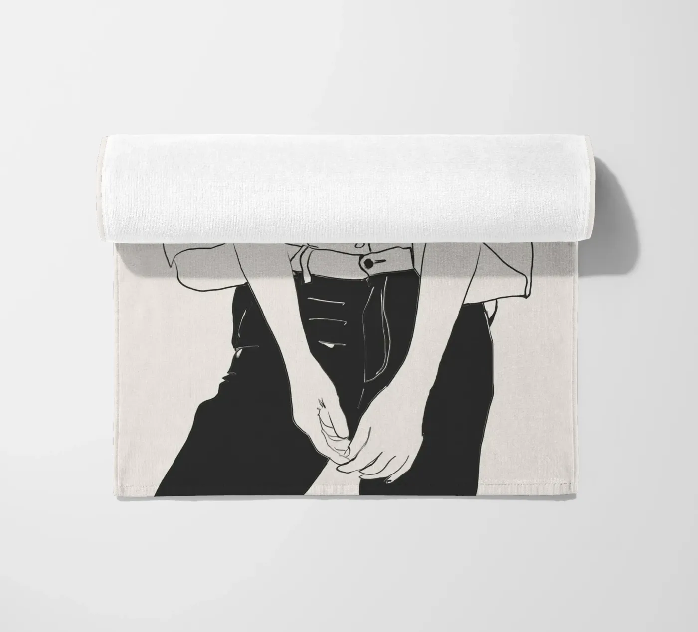 Linee classiche telo mare da LeaDArt