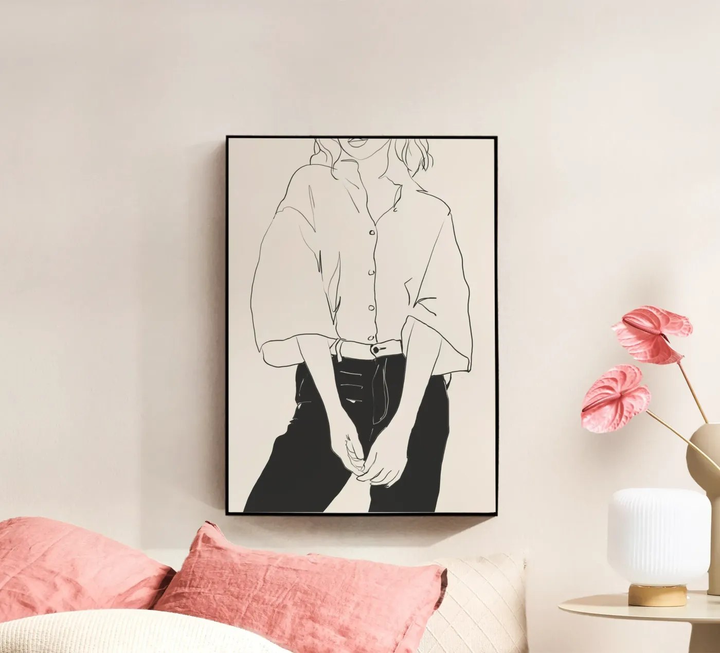 Classic Lines Acryl-Glas von LeaDArt