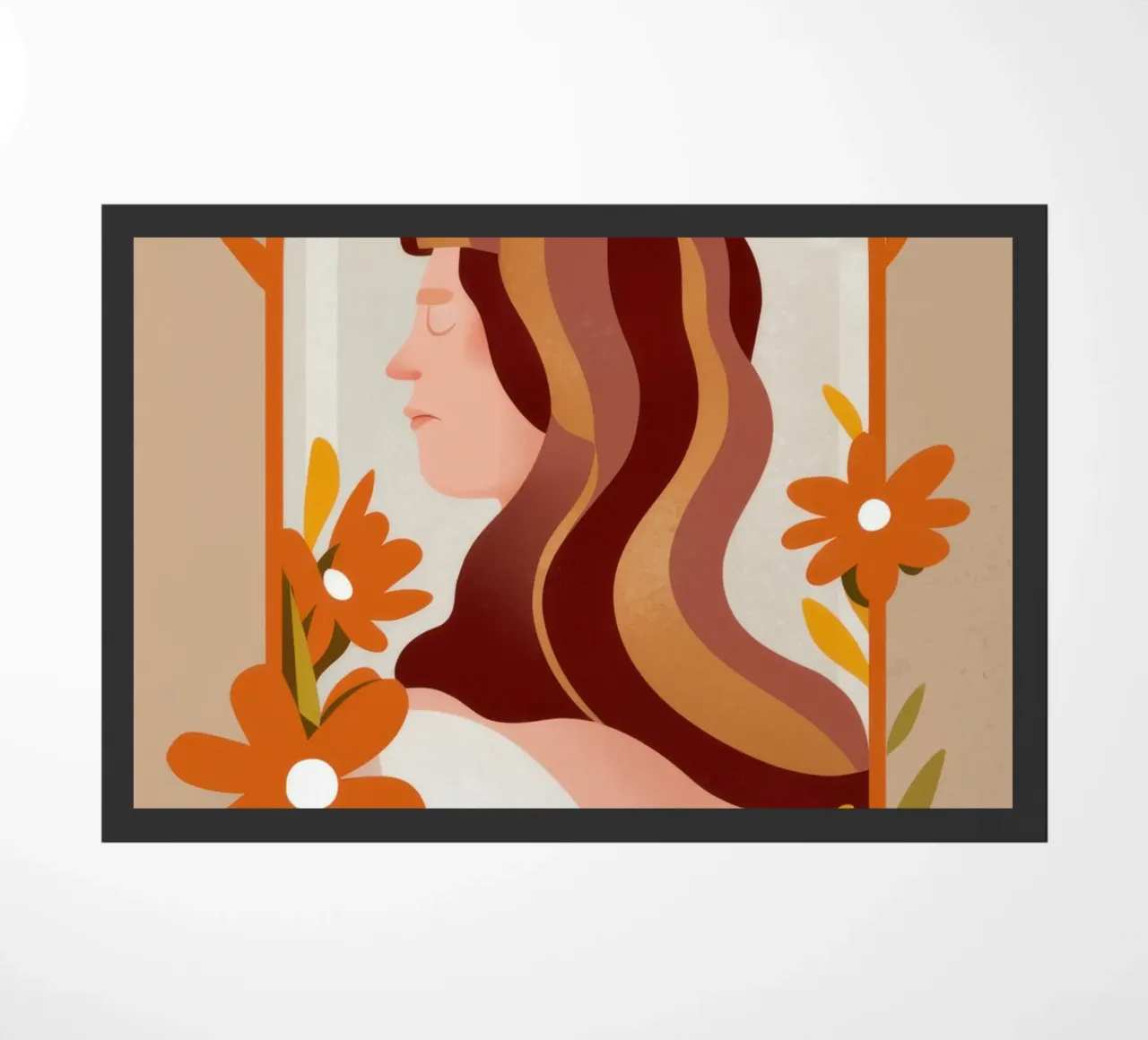 Profilo floreale Bellezza zerbino da Lune Dreams