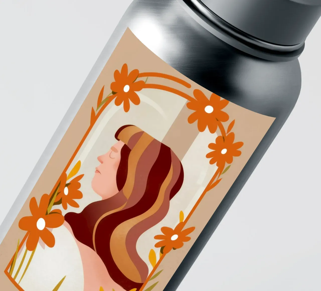 Floral Profile Beauty sticker by Lune Dreams