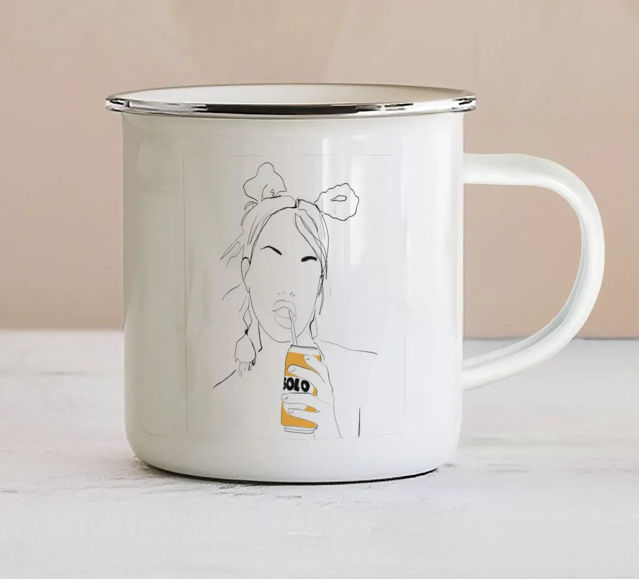Solo Moment tazza in smalto da LeaDArt