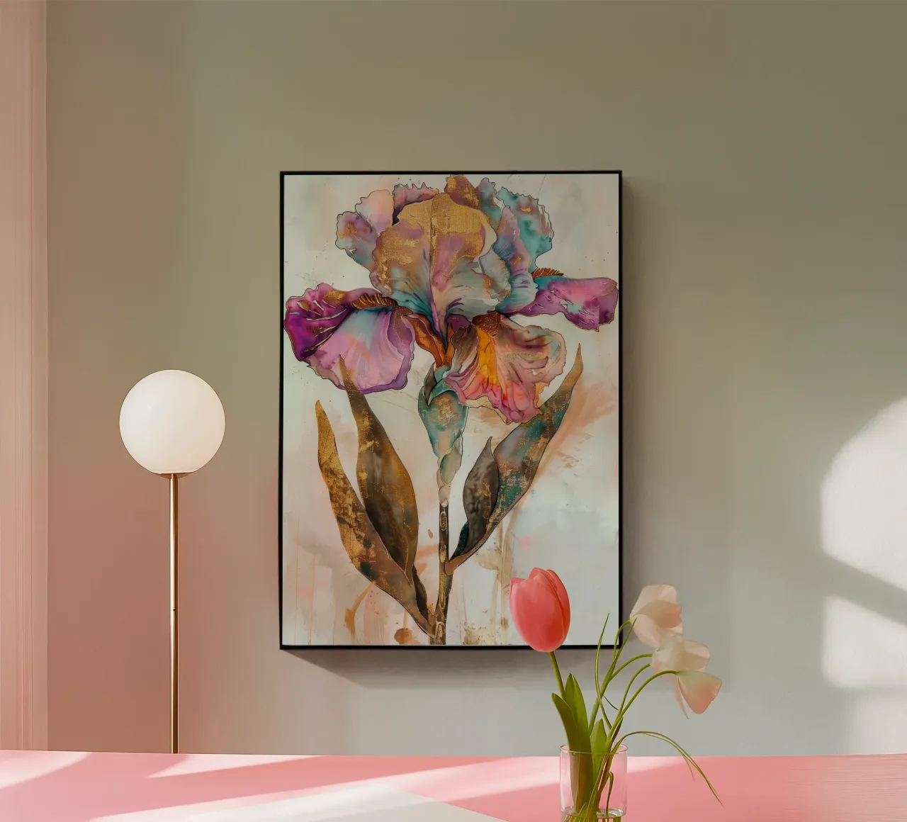 Iris d'oro plexiglass da Justyna Jaszke JBJart