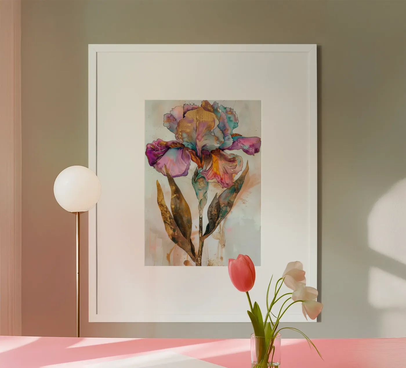 Golden Iris poster da Justyna Jaszke JBJart