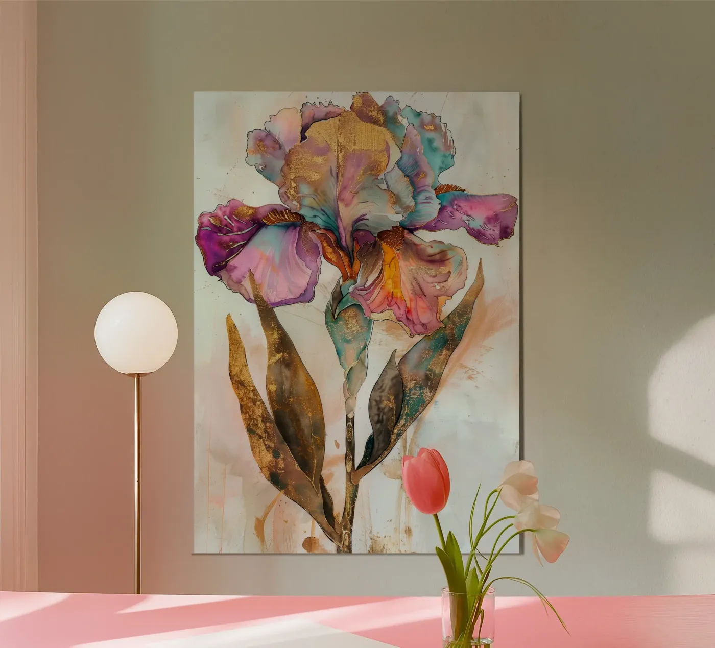 Golden Iris poster da Justyna Jaszke JBJart