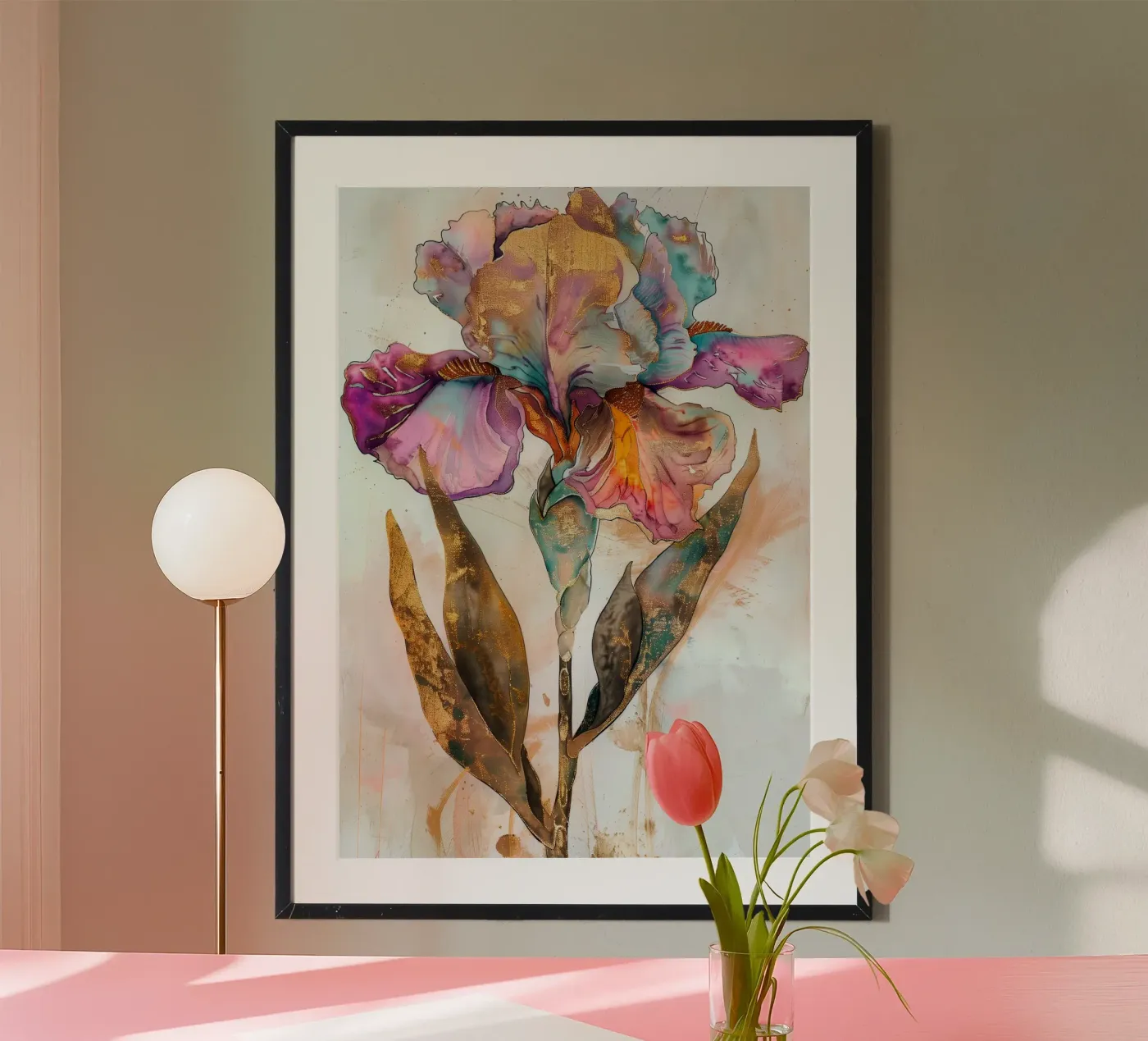 Golden Iris poster da Justyna Jaszke JBJart