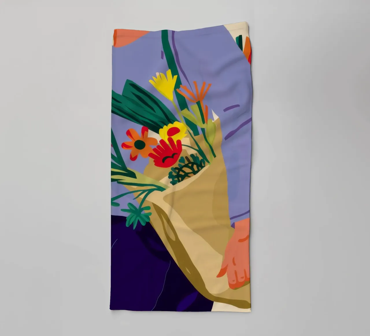 Everyday Bouquet Abundance towel by Hollow Years
