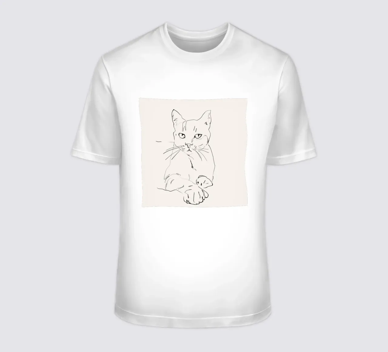 Linea Cat t-shirt da LeaDArt