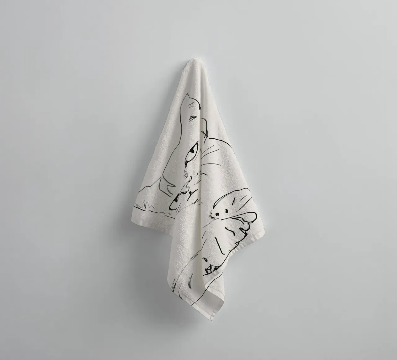 Linea Cat asciugamano da bagno da LeaDArt