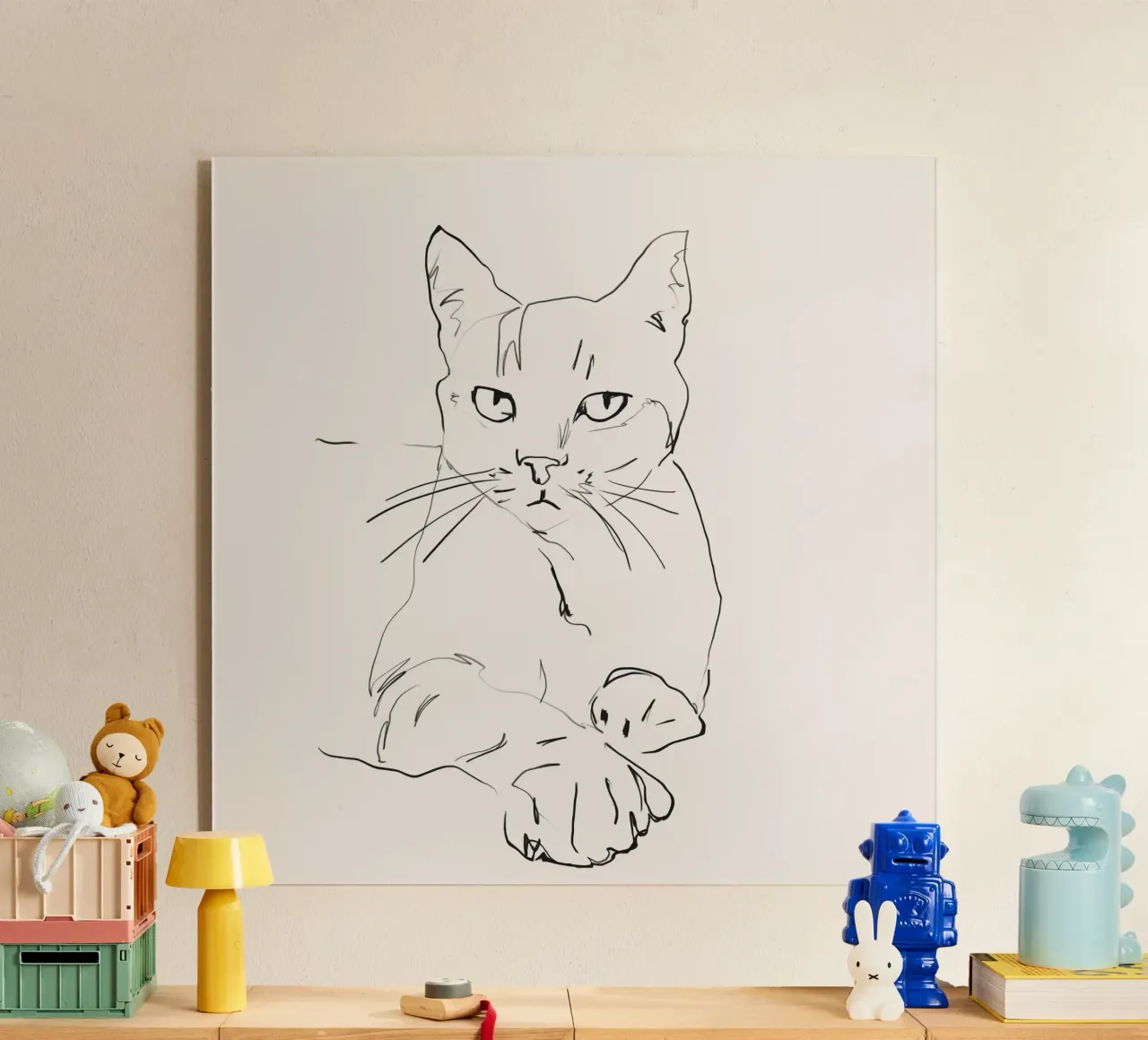 Linea Cat plexiglass da LeaDArt