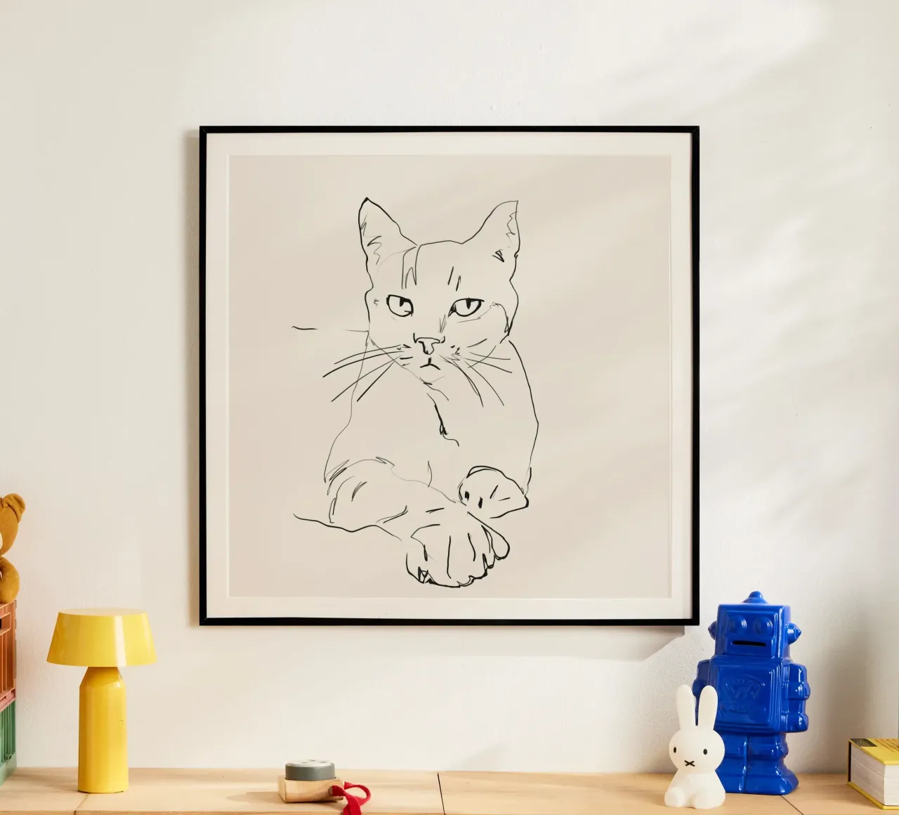 Linea Cat poster da LeaDArt