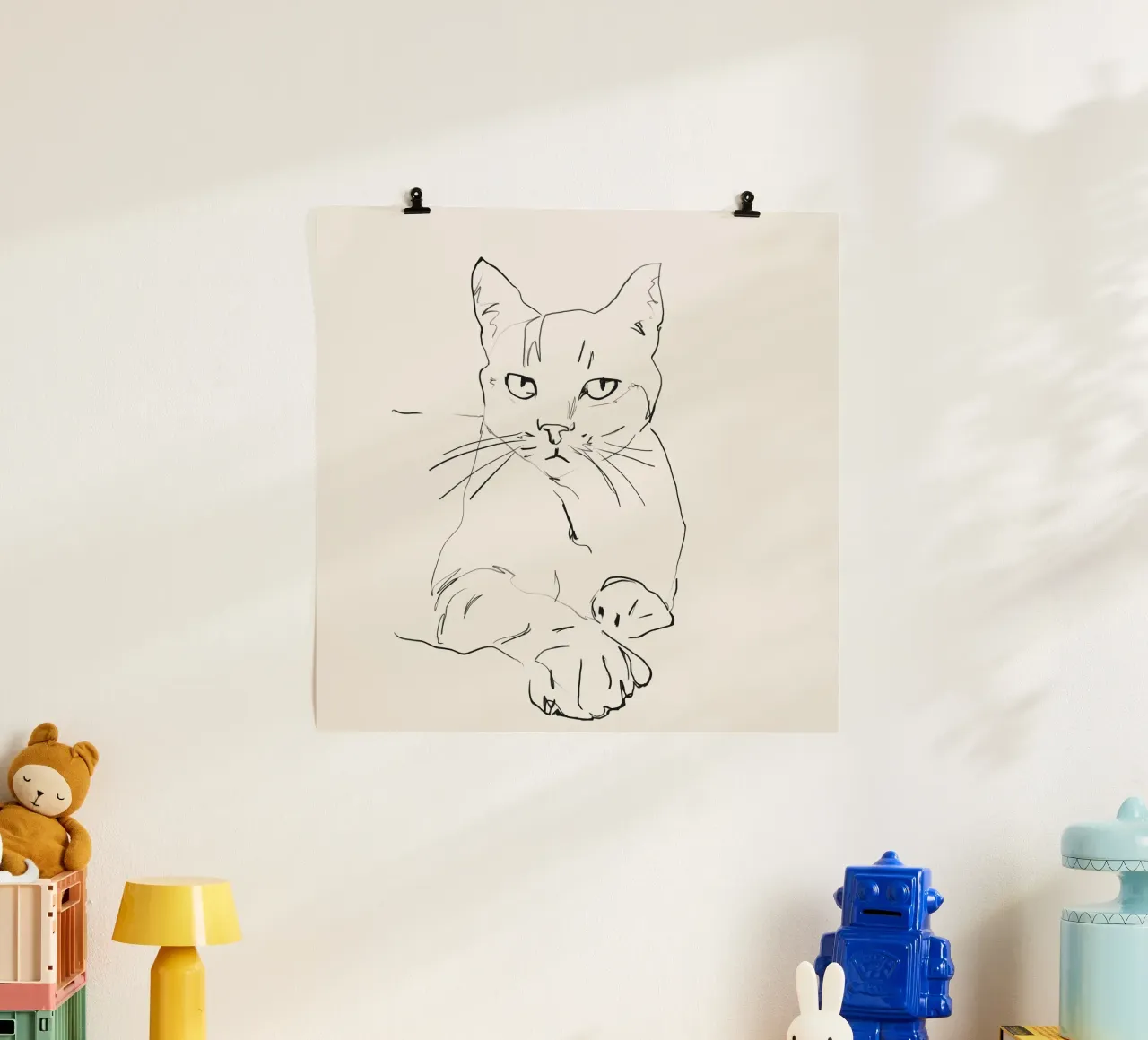 Linea Cat poster da LeaDArt