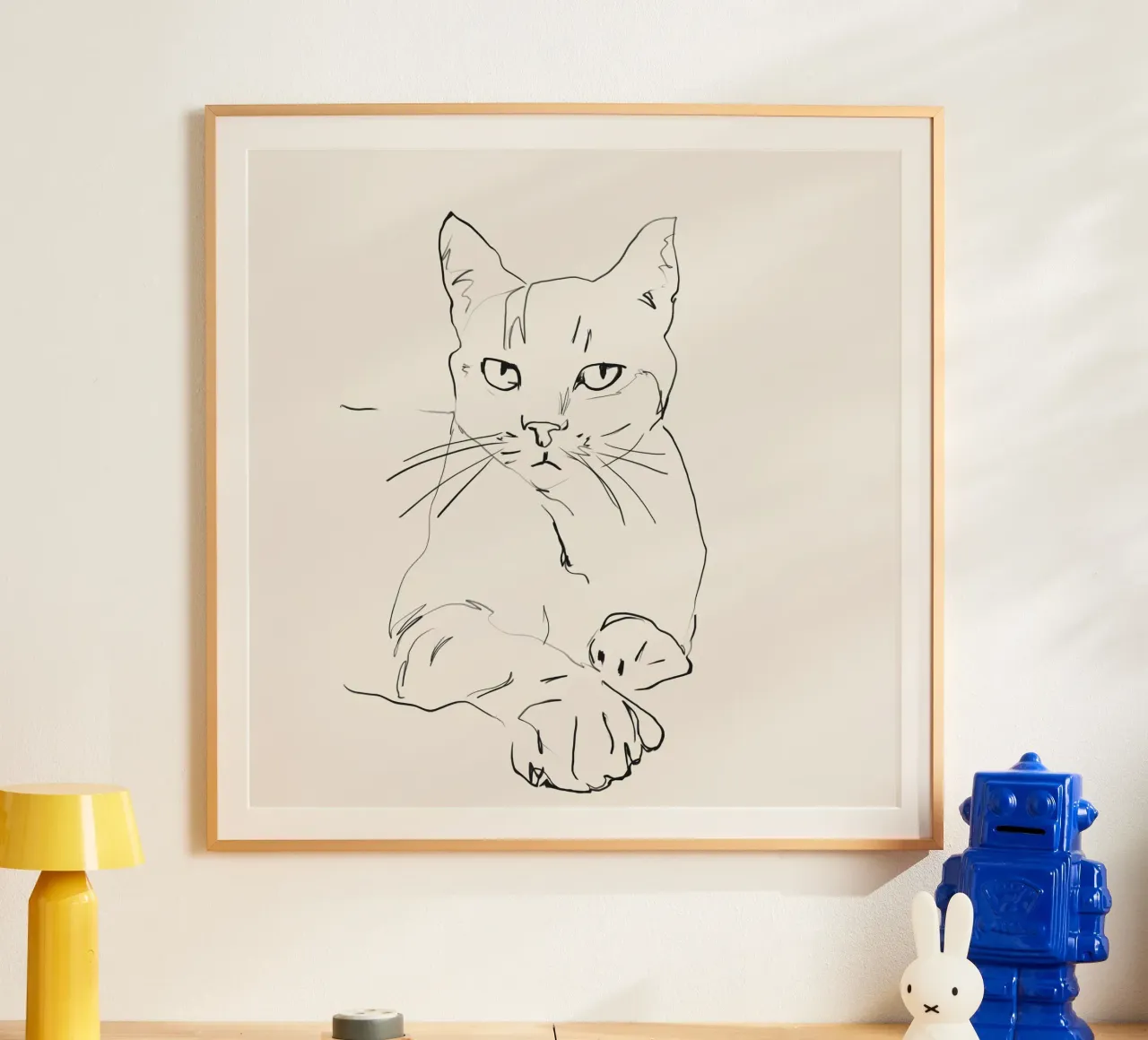 Linea Cat poster da LeaDArt