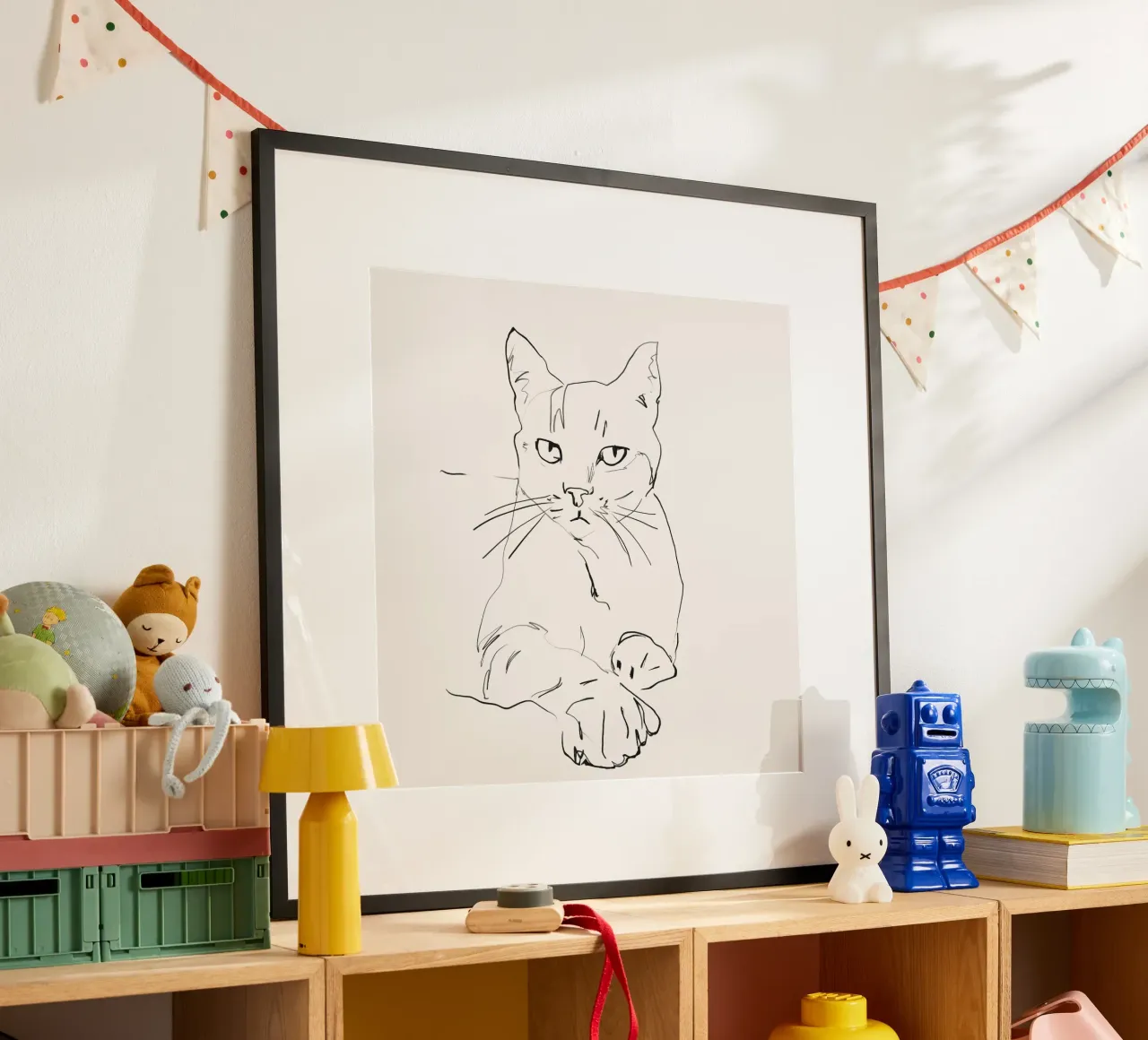 Linea Cat poster da LeaDArt