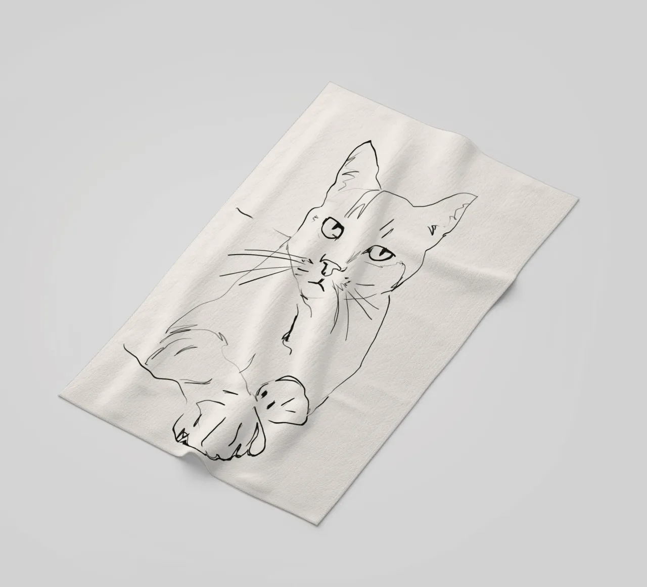 Linea Cat telo mare da LeaDArt
