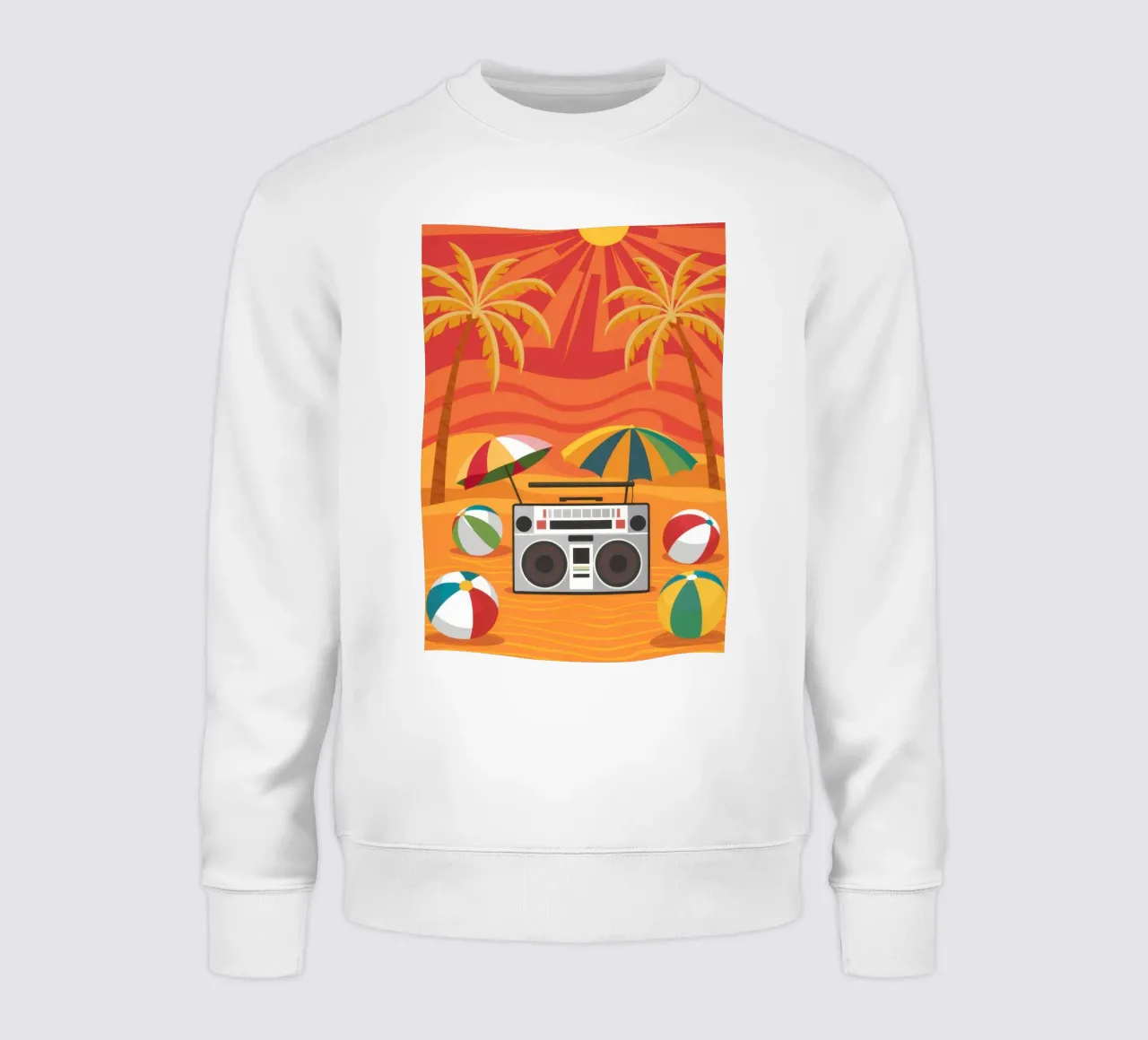 Radio Beach Day felpa da Lune Dreams