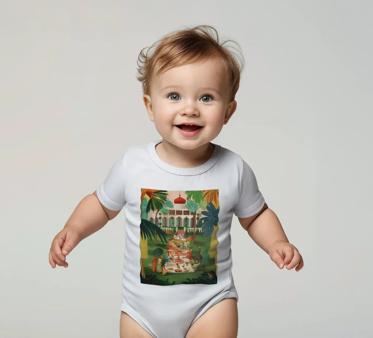 A sud di Darjeeling body neonato maniche corte da callum shop