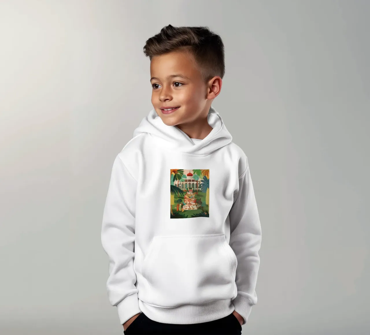 A sud di Darjeeling felpa bambino con cappuccio da callum shop