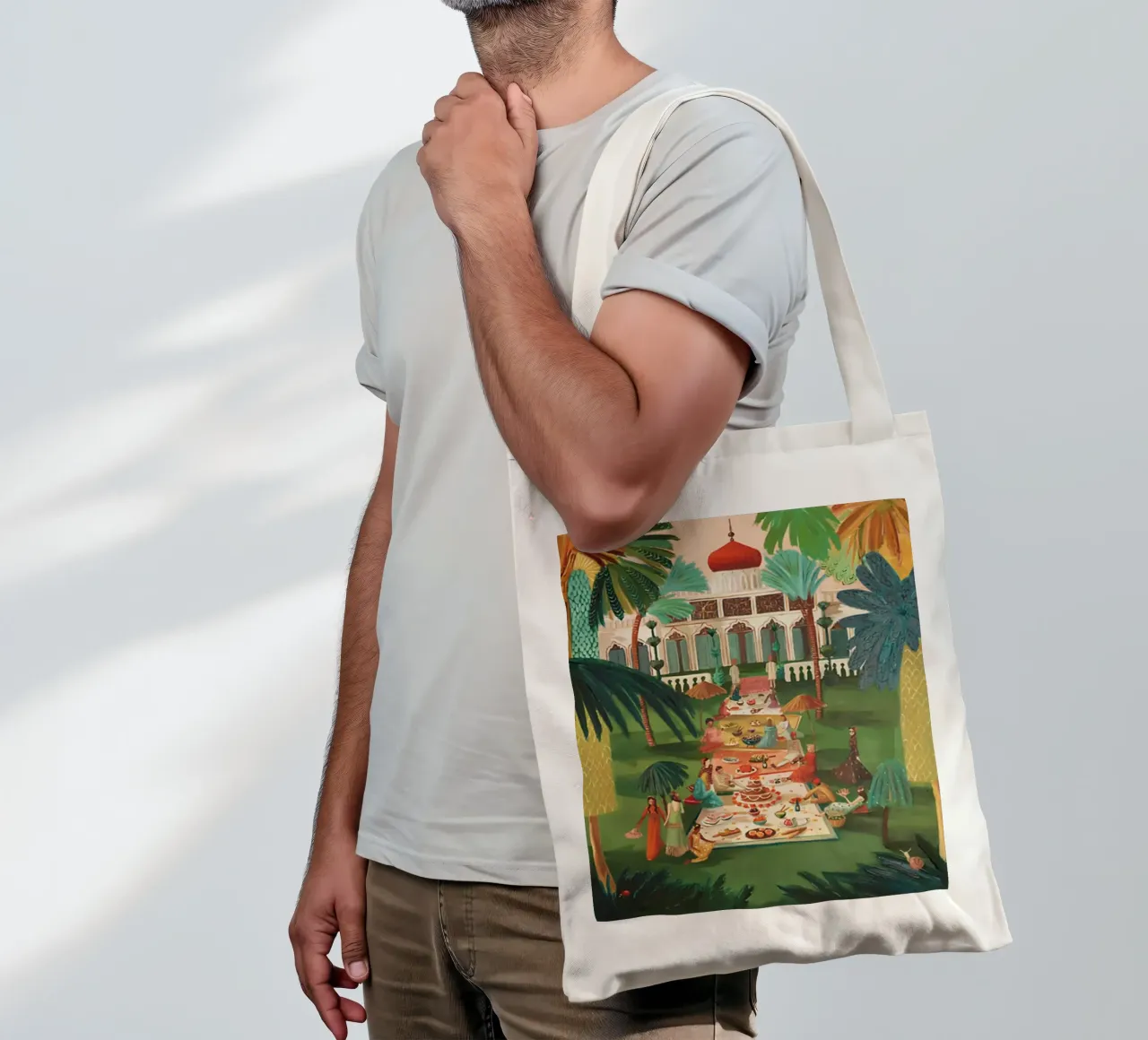 A sud di Darjeeling borsa in juta da callum shop