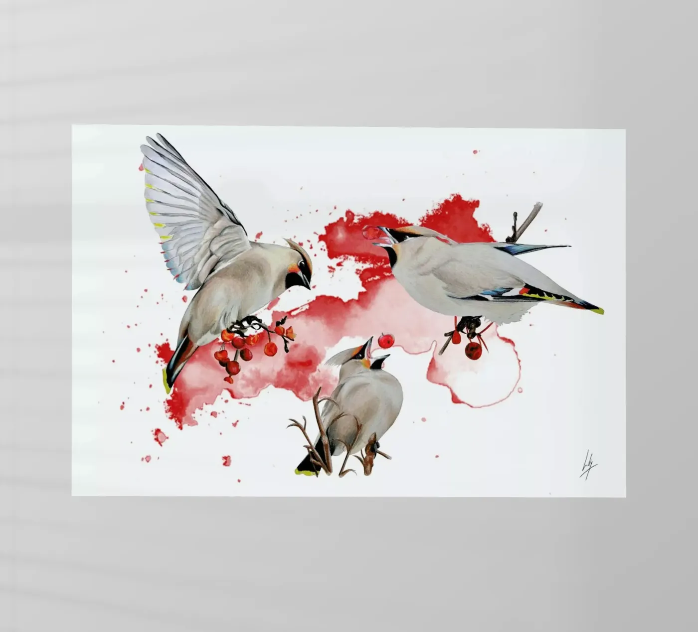 Feeding Time pellicola backlit da Libby Watkins