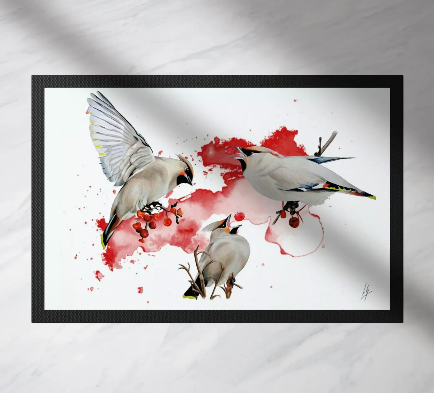 Feeding Time deurmat van Libby Watkins