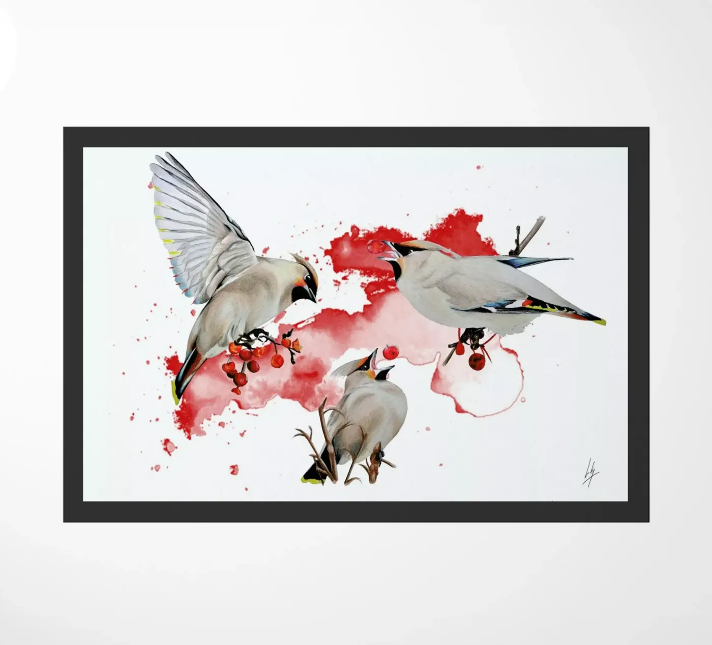 Feeding Time deurmat van Libby Watkins