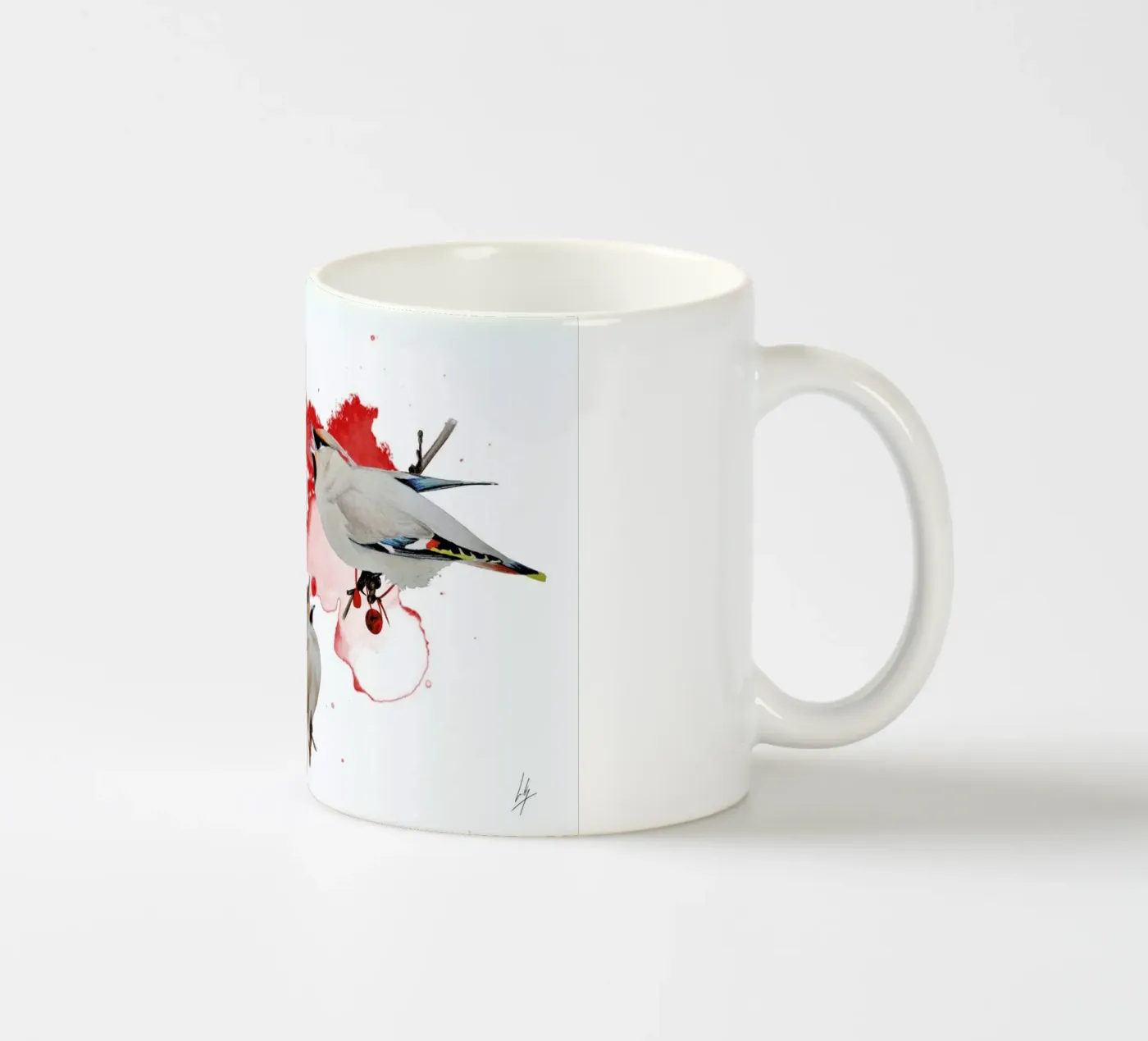 Feeding Time ceramic mug by Libby Watkins