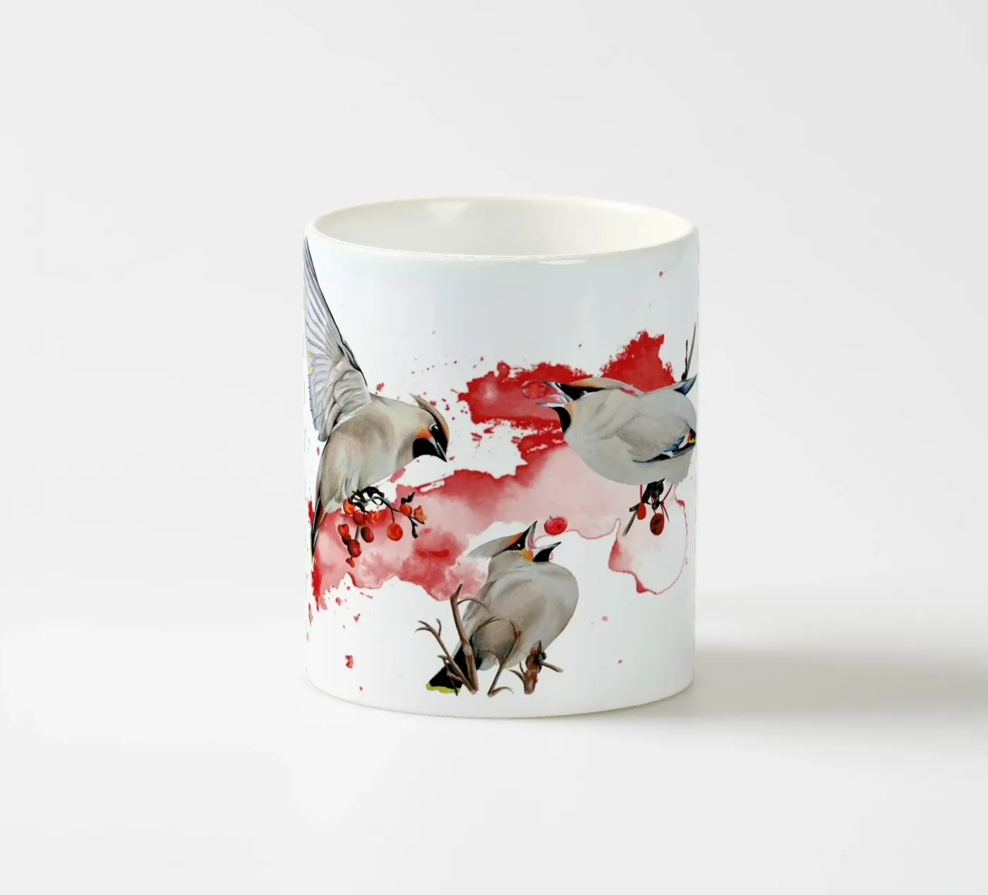 Feeding Time ceramic mug by Libby Watkins