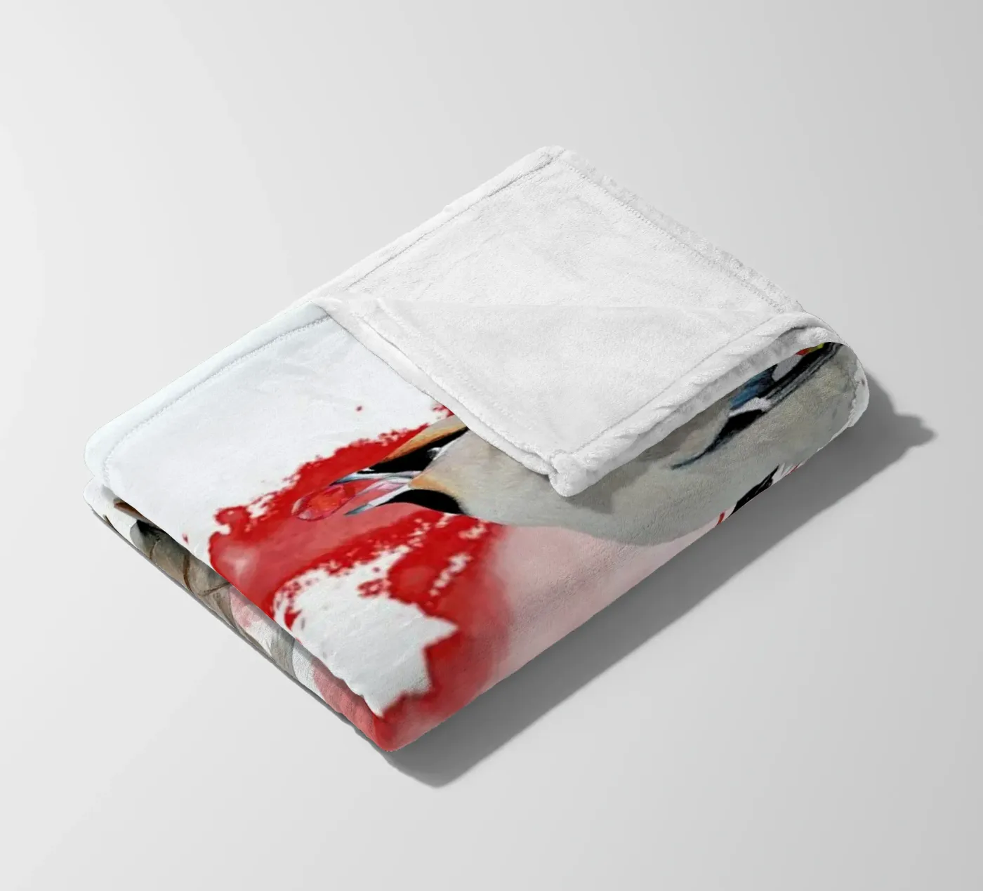 Feeding Time fleece blanket by Libby Watkins