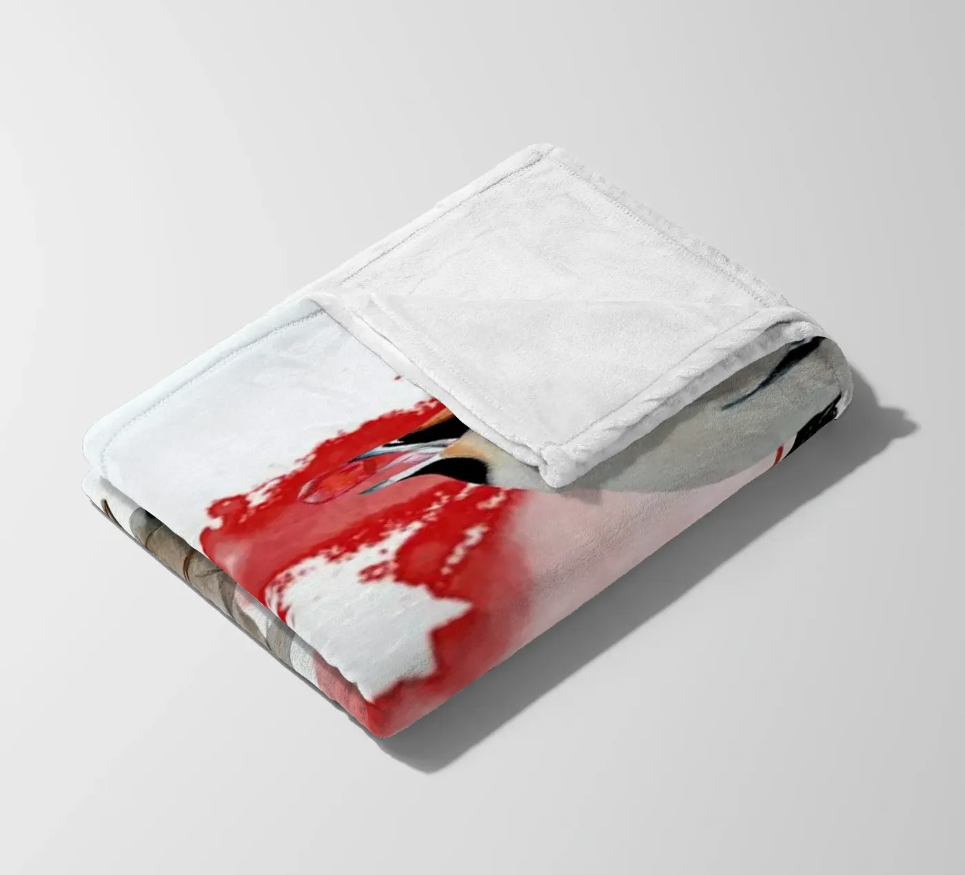 Feeding Time fleece blanket by Libby Watkins