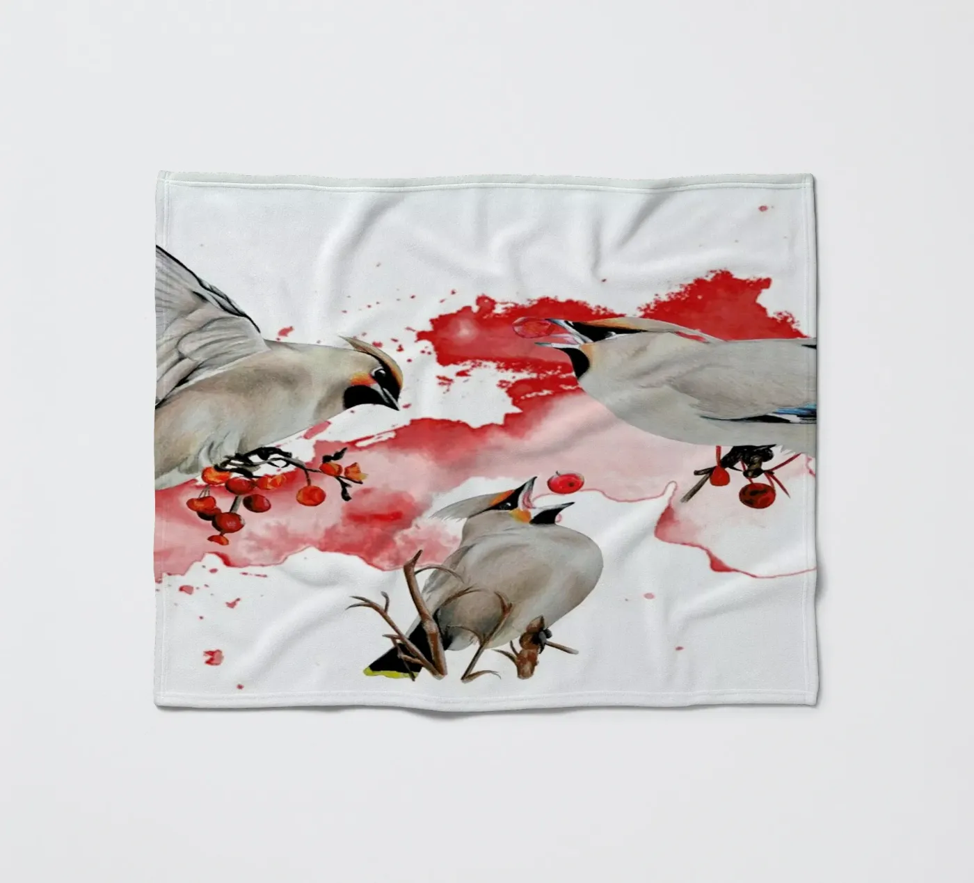 Feeding Time coperta in pile da Libby Watkins