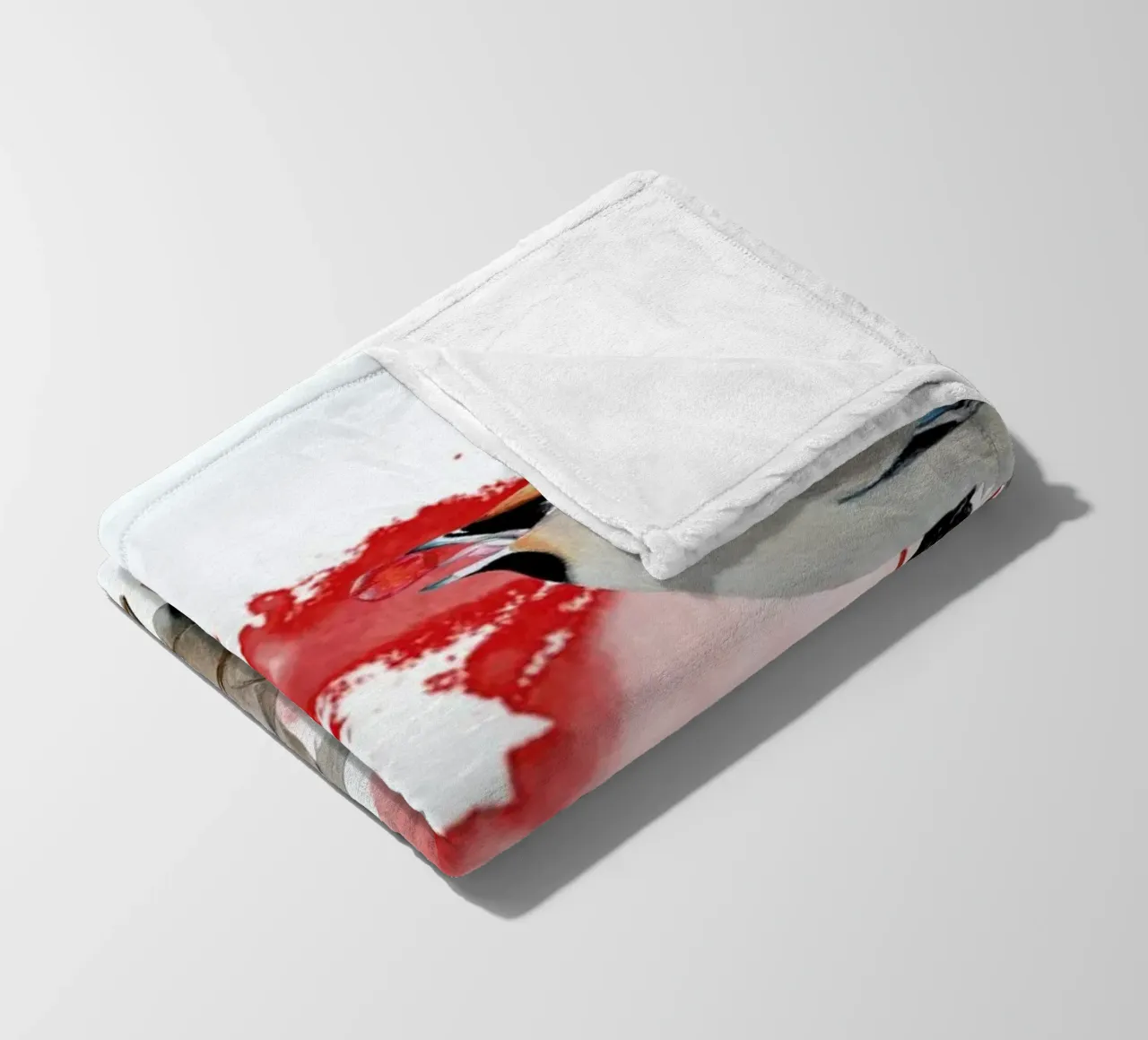 Feeding Time fleece blanket by Libby Watkins