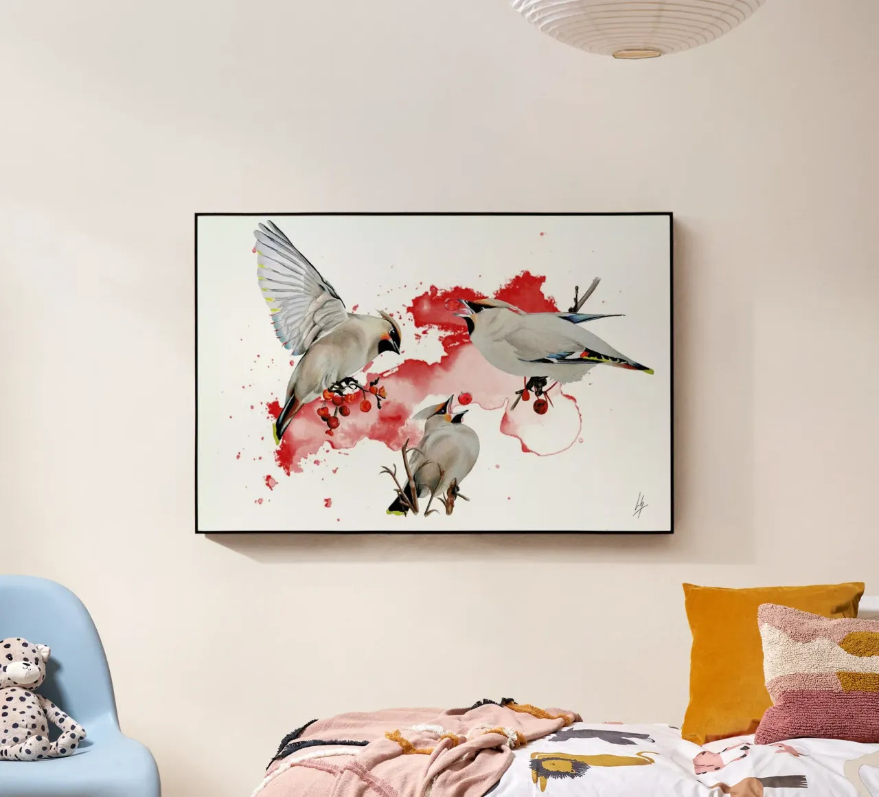 Feeding Time plexiglass da Libby Watkins