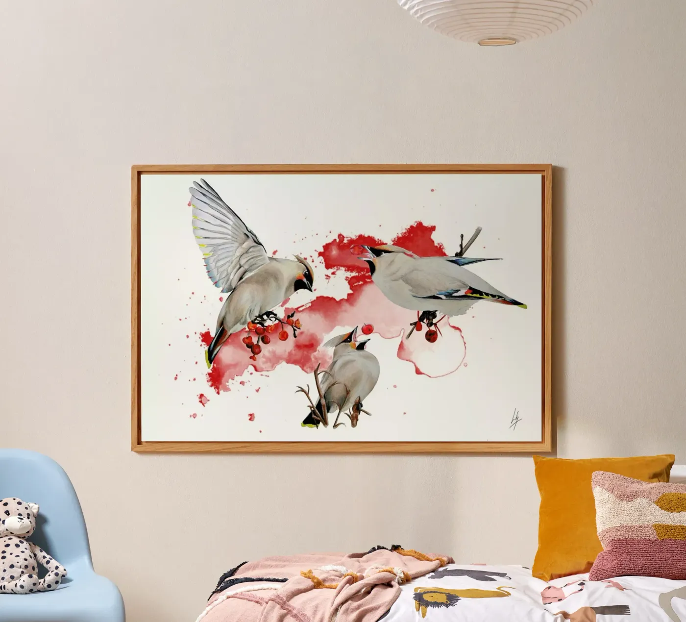 Feeding Time alluminio dibond da Libby Watkins