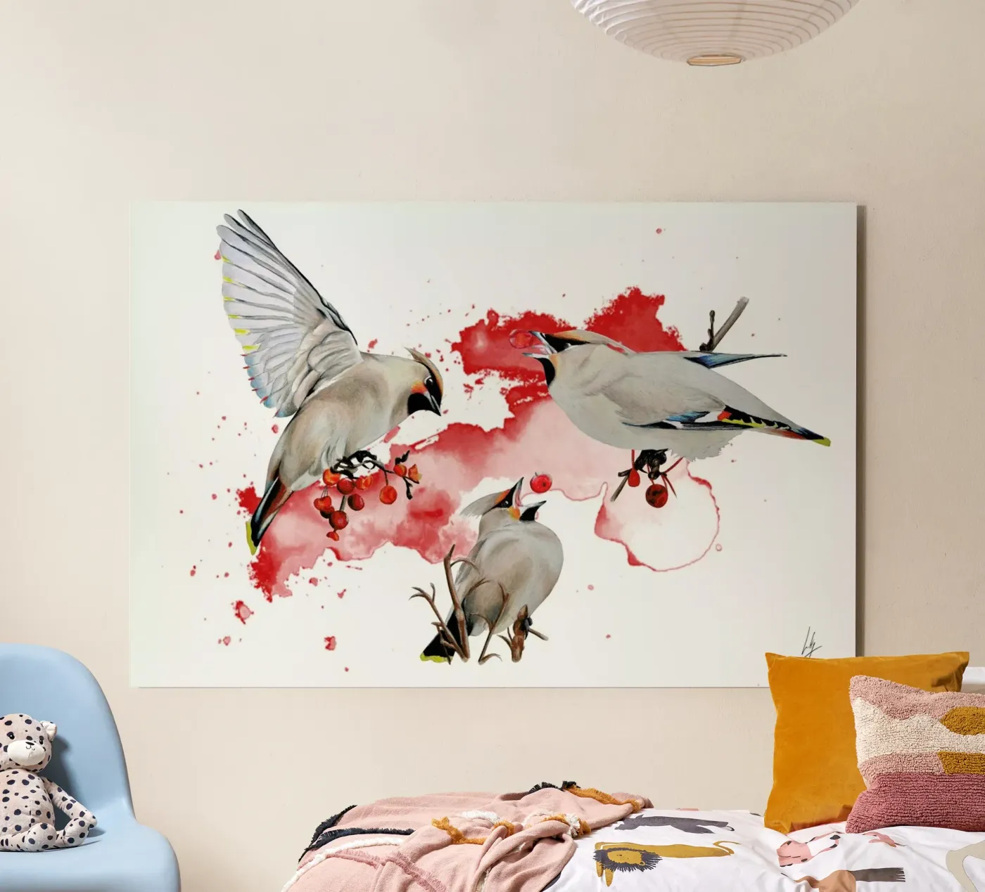 Feeding Time alluminio dibond da Libby Watkins