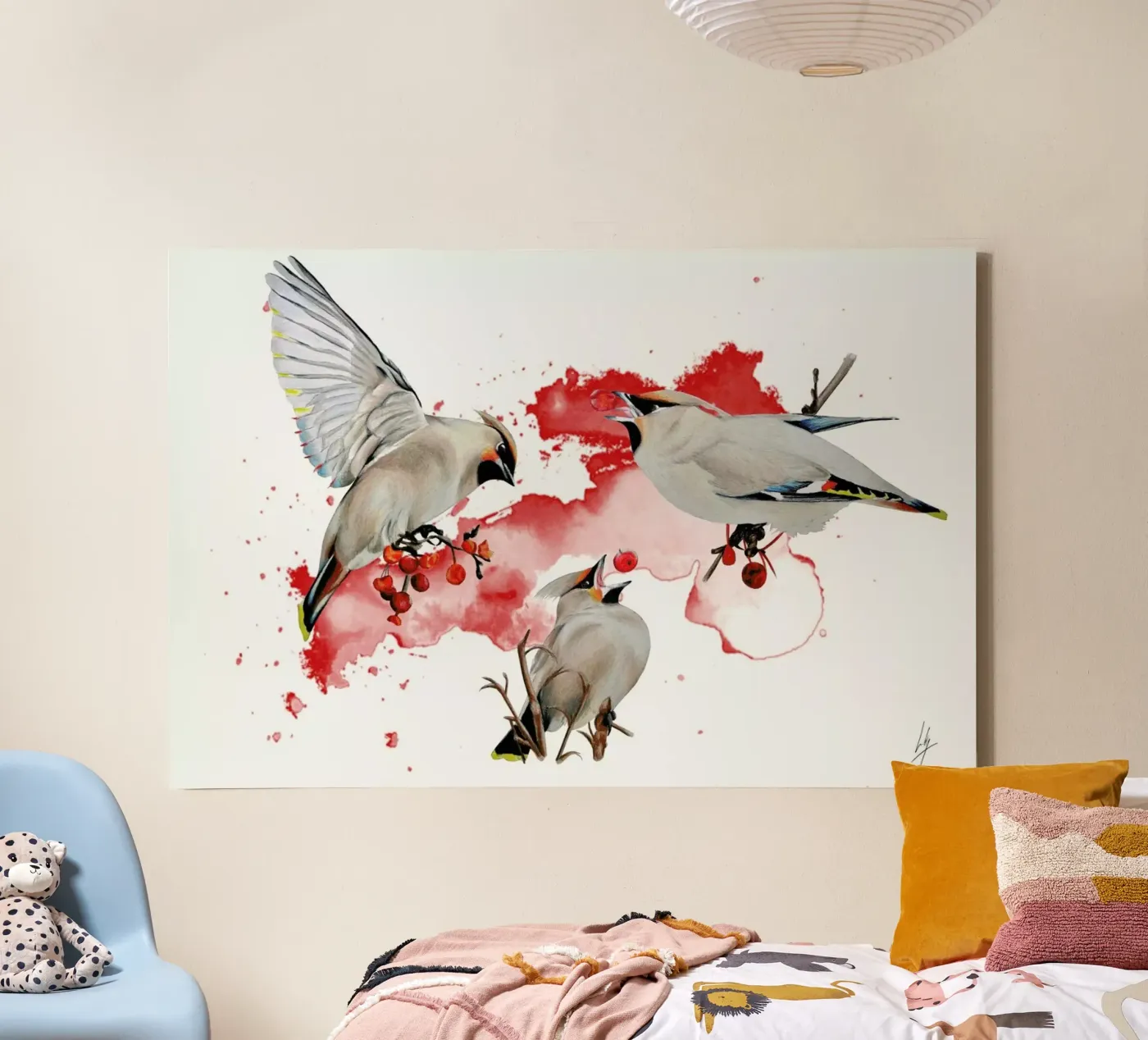 Feeding Time tela da Libby Watkins