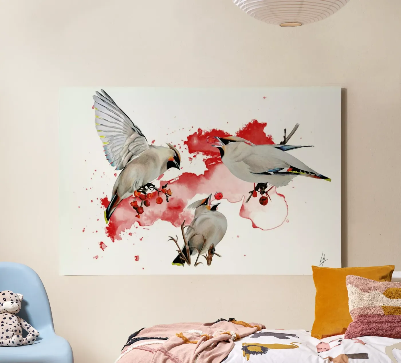 Feeding Time tela da Libby Watkins