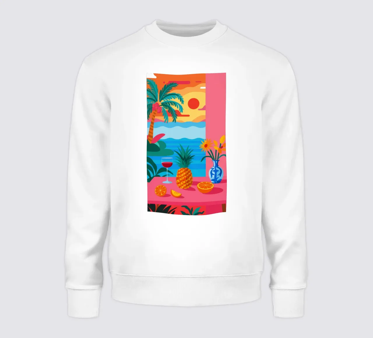 Ananas Tropical Stillness felpa da Lune Dreams