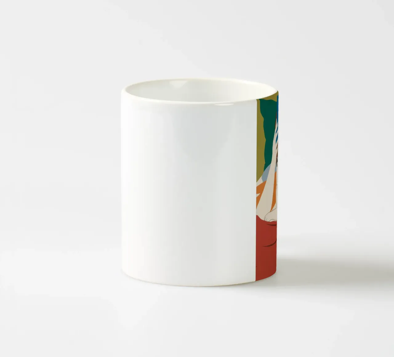 Leggere con un gatto tazza in ceramica da Lune Dreams