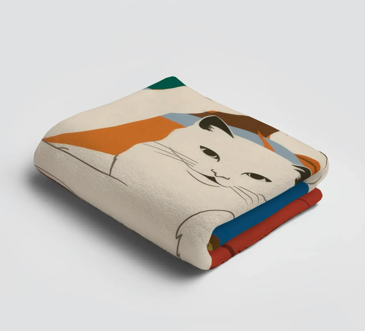 Leggere con un gatto asciugamano da bagno da Lune Dreams