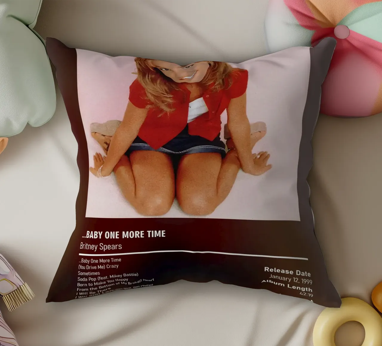 ...Baby One More Time By Britney Spears cuscino da DGUnder