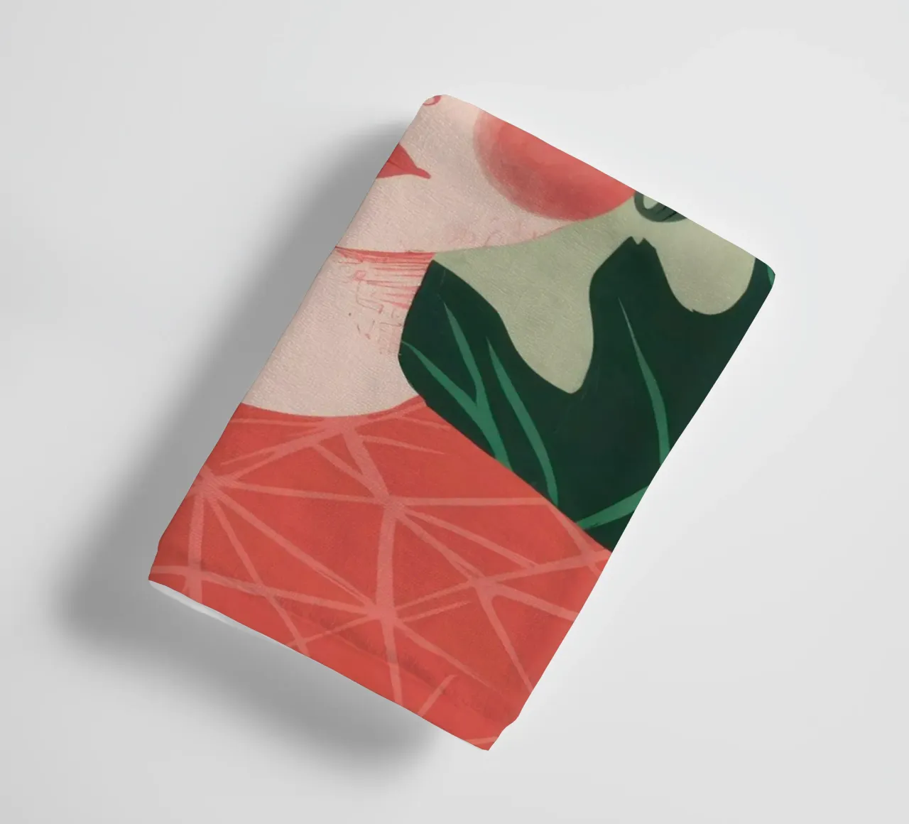 Bloemrijke zelfverzorging badhanddoek van Lune Dreams