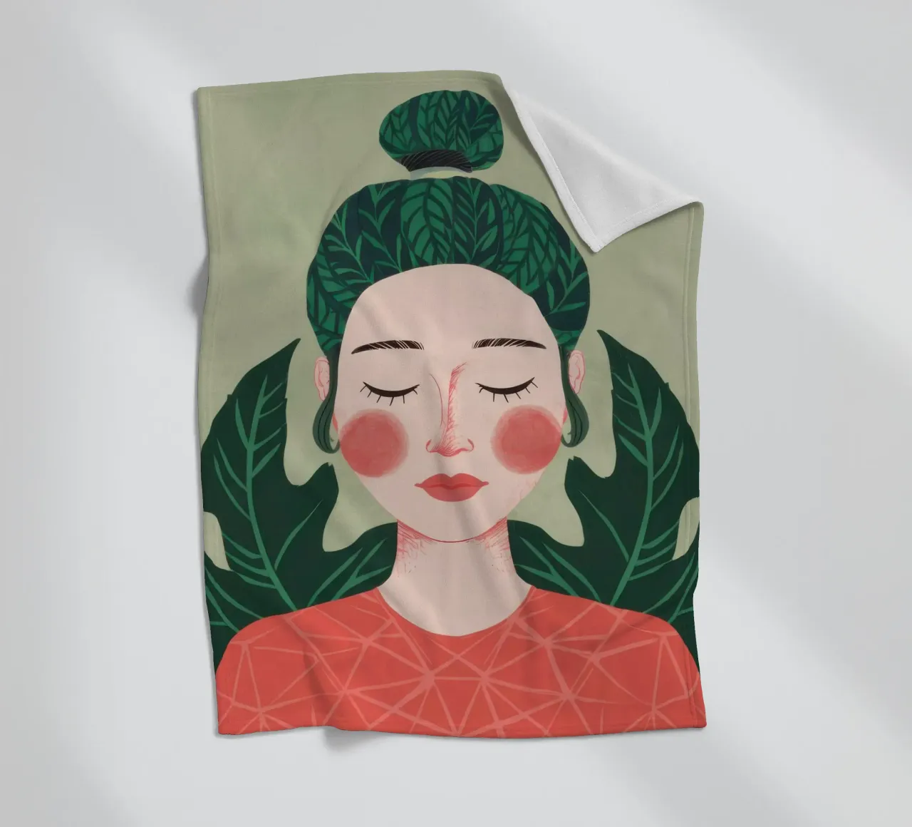 Cura di sé floreale coperta in pile da Lune Dreams