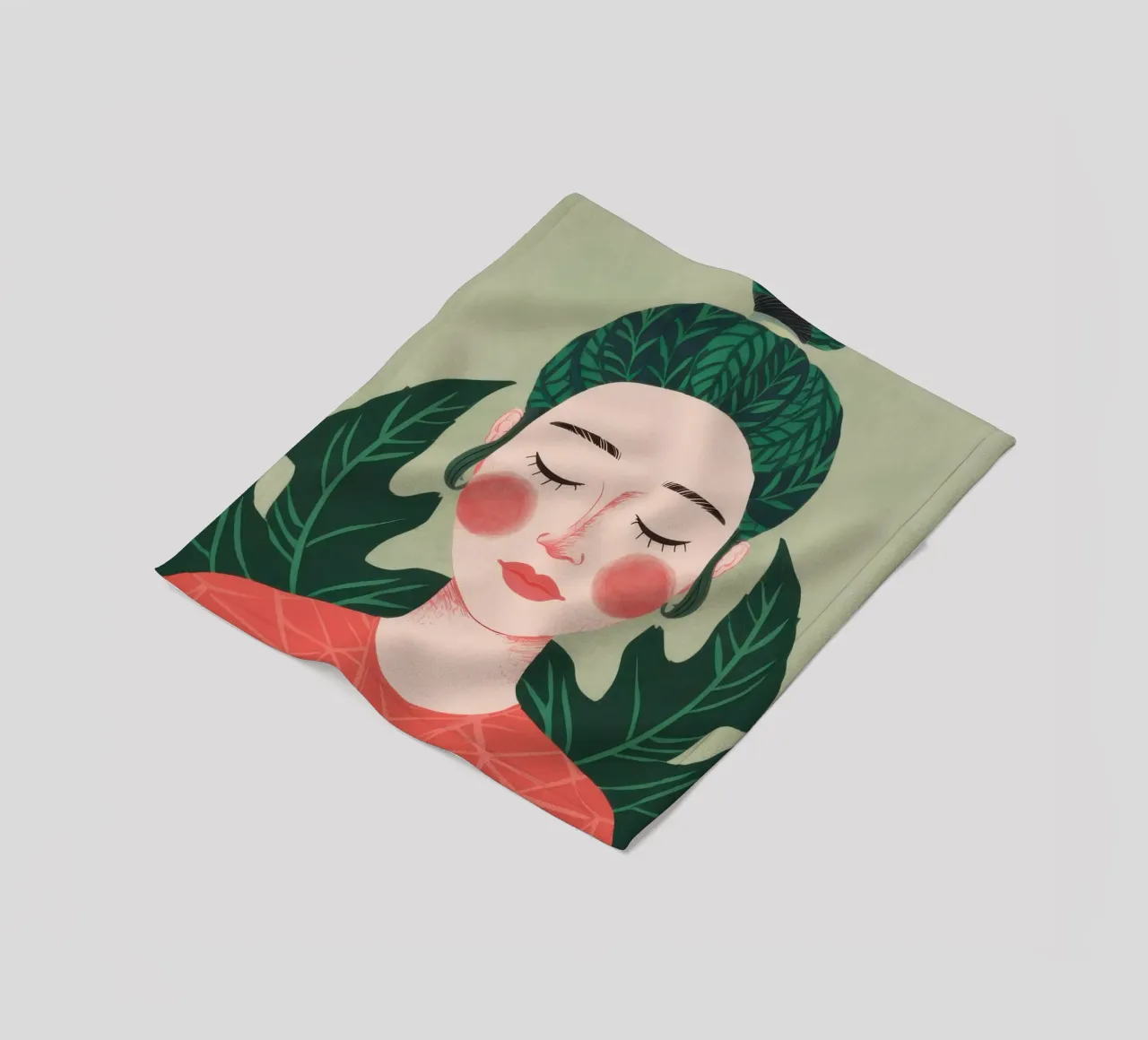 Cura di sé floreale coperta in pile da Lune Dreams