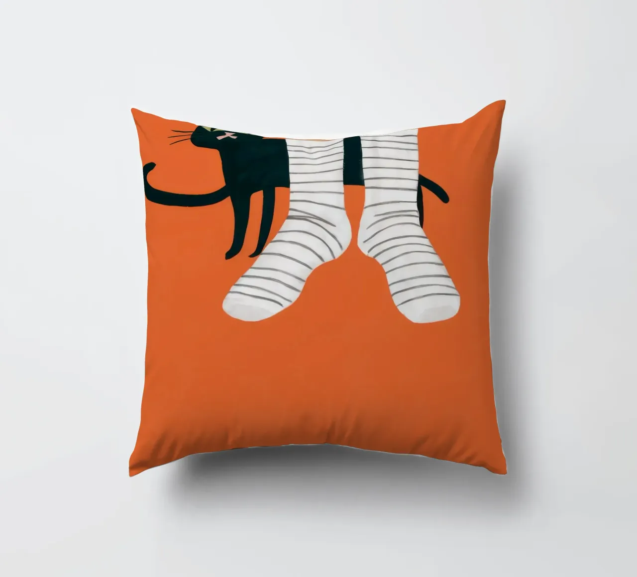 Buffonate di calzini felini cuscino da Lune Dreams